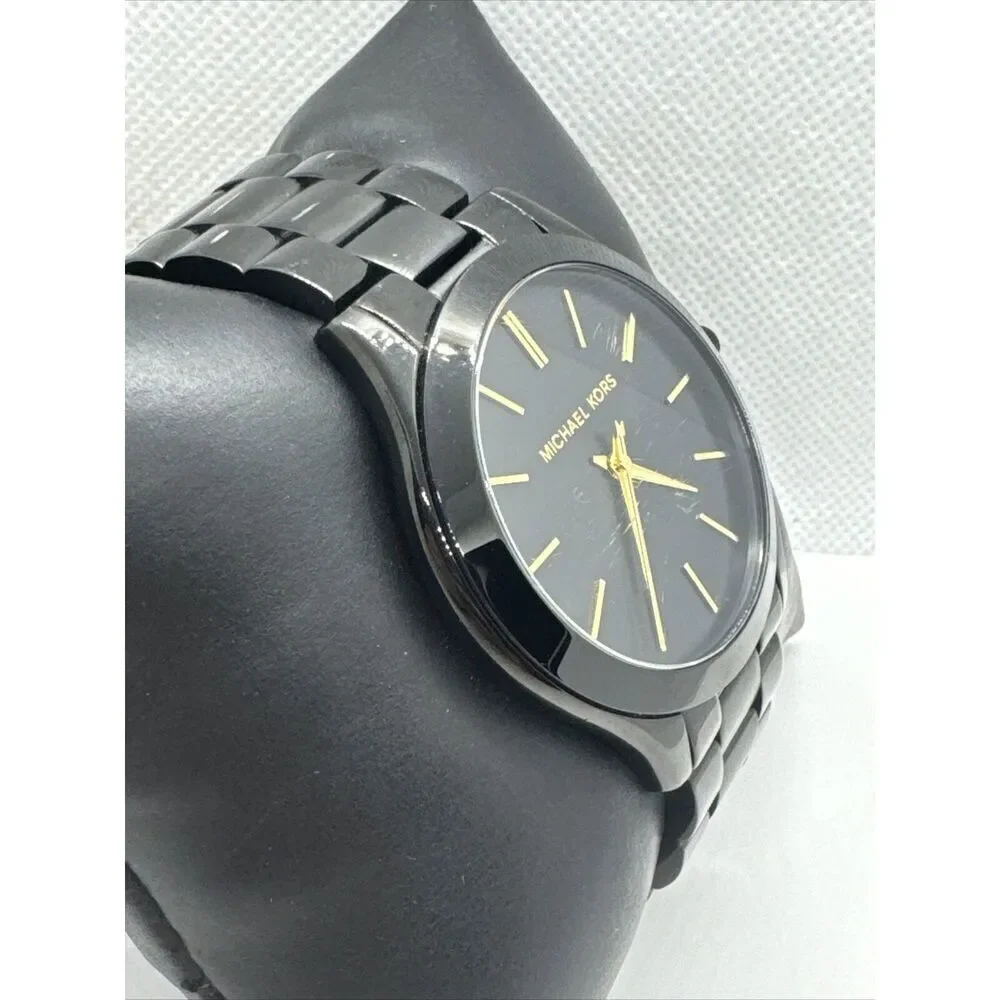 Michael Kors Slim Runway MK3221 Women's Stainless Steel Analog Dial Watch JNA638